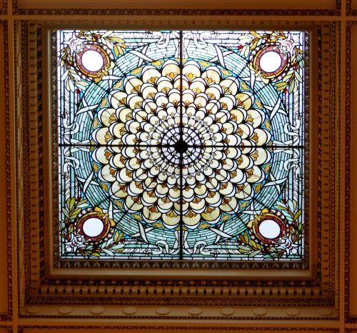 stained glass window library of congress
