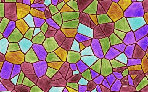 stained glass window colorful