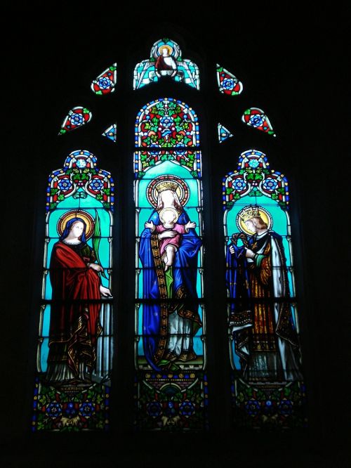 stained glass church cathedral