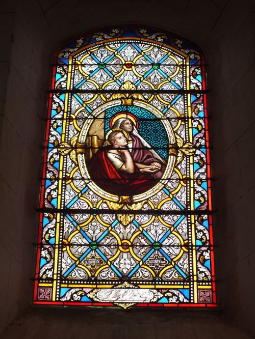 stained glass window repentance