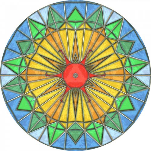Stained Glass Circle