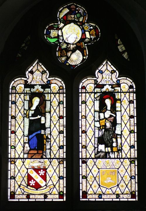 stained glass window st michael's church sittingbourne