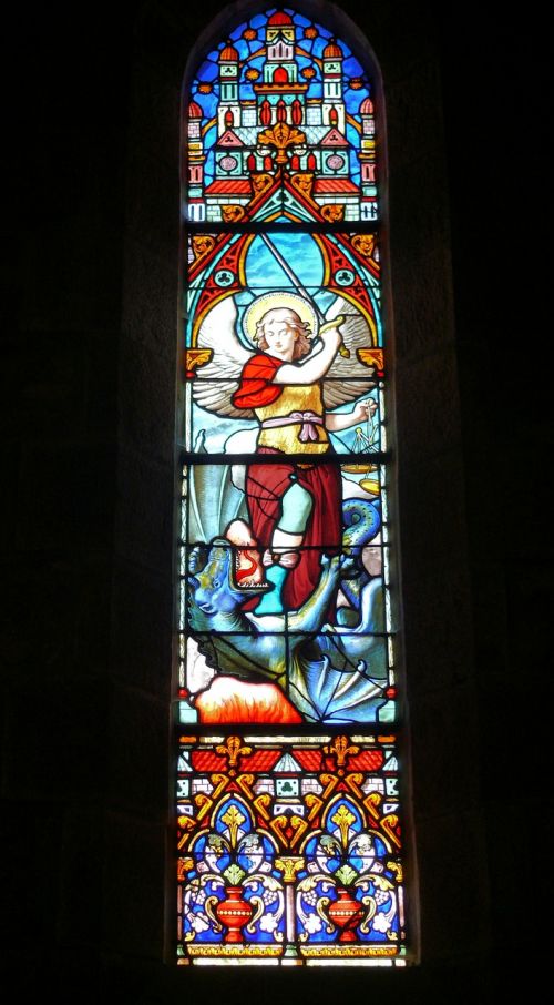 stained glass window church