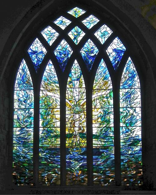 Stained Glass Windows In Blues