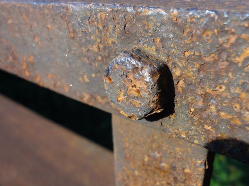 stainless screw rusty