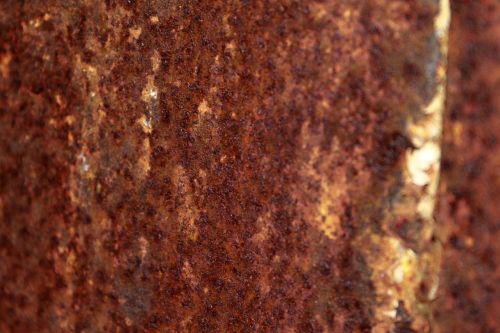 stainless rusted metal