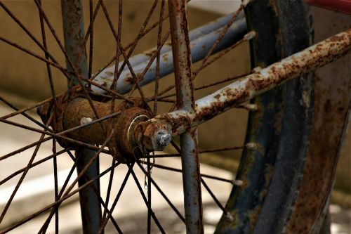 stainless bike wheel