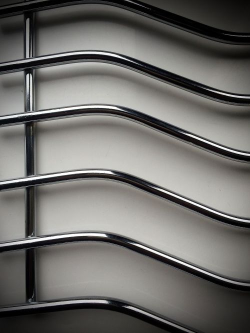 stainless steel closeup pattern