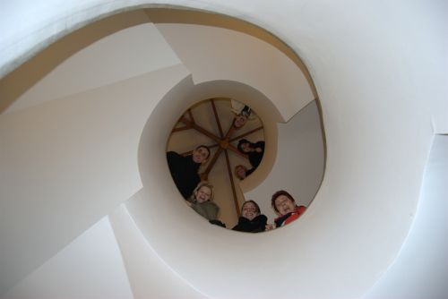 stair staircase spiral staircase