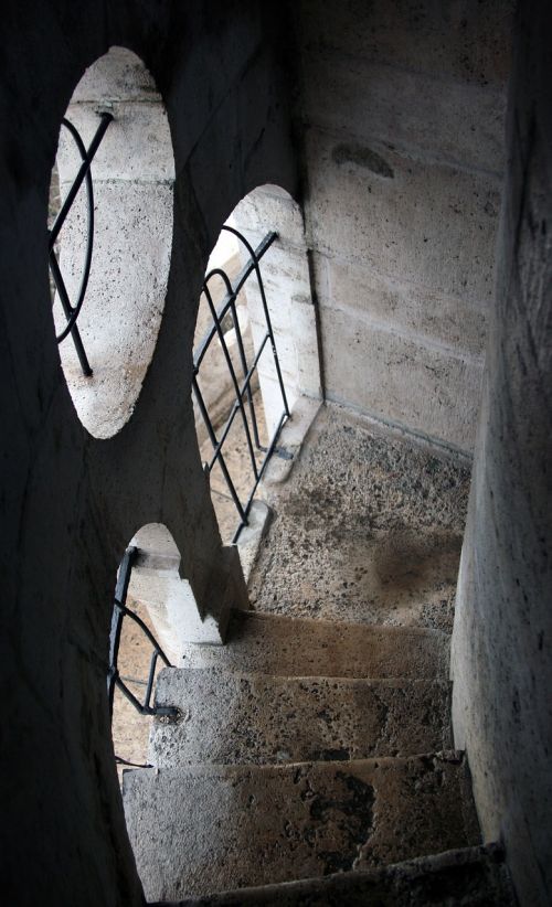 stair stone light