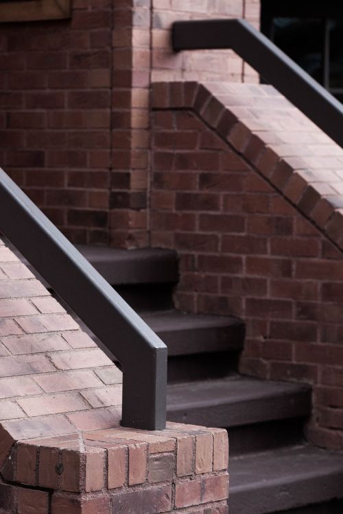 staircase brick stairs
