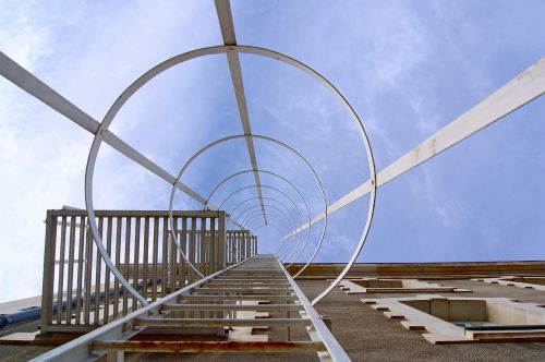 staircase invitation sky