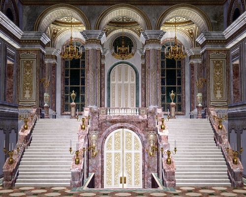 staircase ballroom luxury