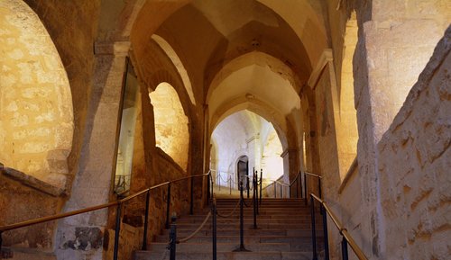 staircase  church  monte sant'angelo