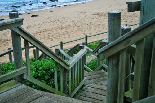 Staircase To Beach