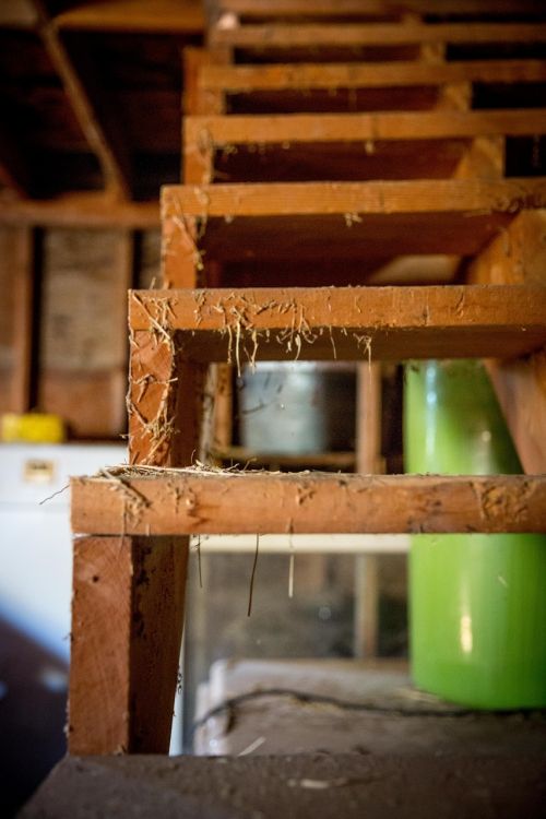 stairs barn rustic