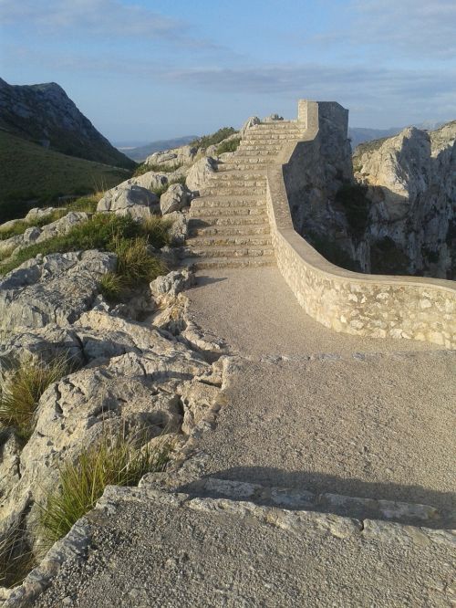 stairs stone away