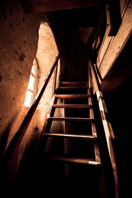 stairs light dark