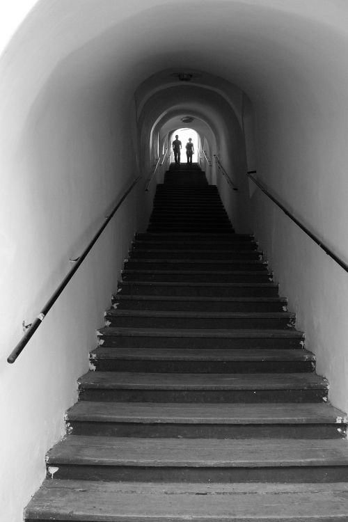 stairs alley old town