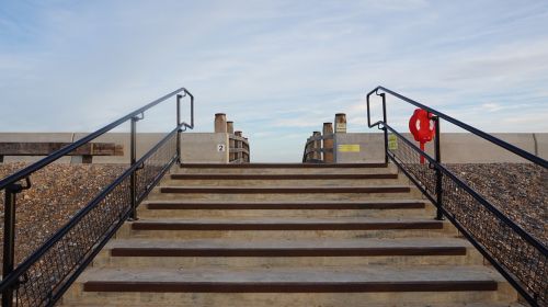 stairs beach stairway