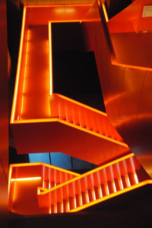 stairs futuristic architecture