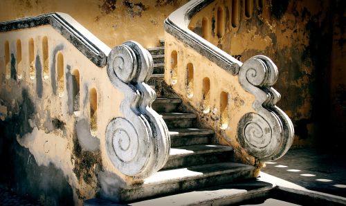 stairs baroque south of france