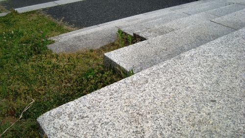 stairs nature granite