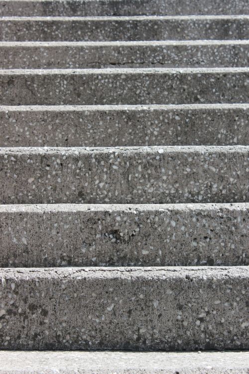 stairs cement concrete