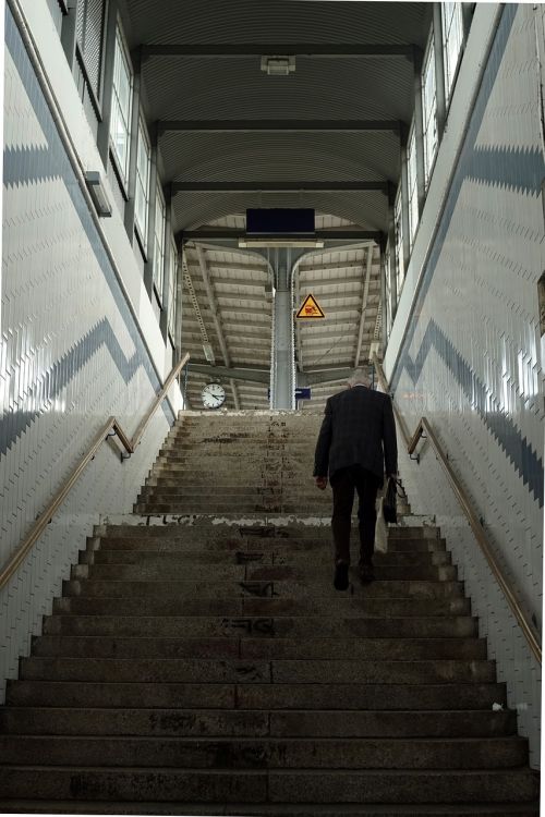 stairs railway station architecture