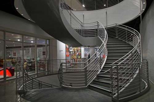 stairs petersen automotive museum los angeles