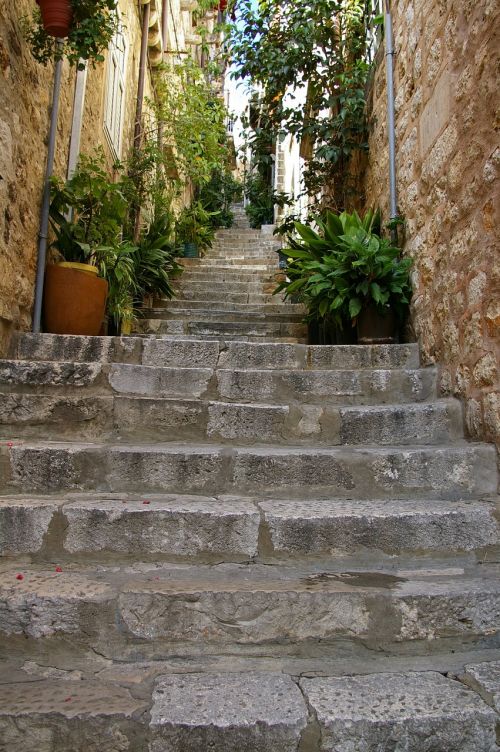 stairs dubrovnik the old town