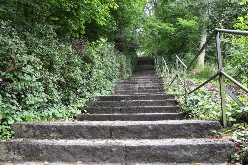 stairs nature gradually