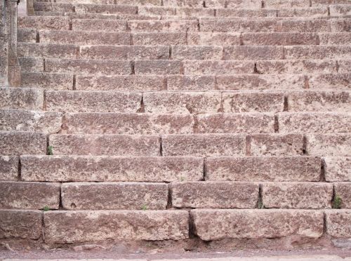 stairs stone gradually