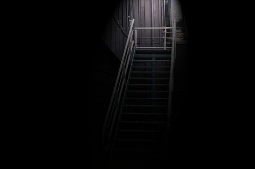 stairs light dark