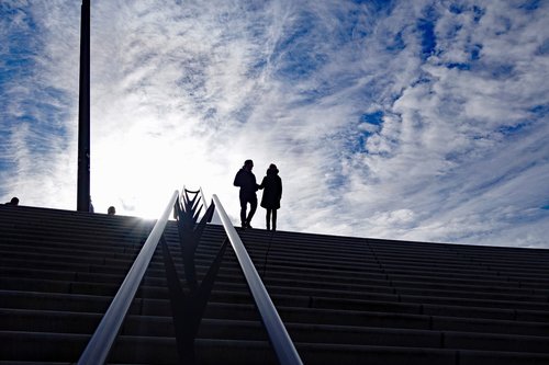 stairs  railing  pair