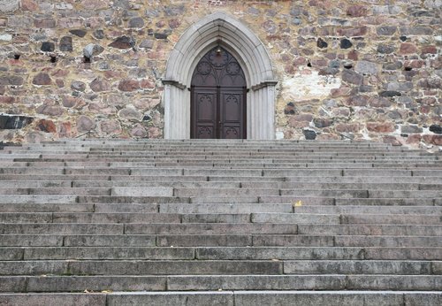 stairs  church  old