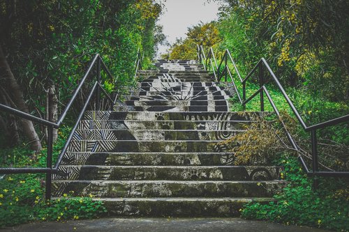 stairs  park  staircase