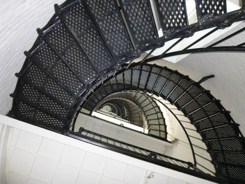 stairs spiral moving