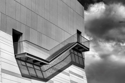 stairs  black and white  staircase