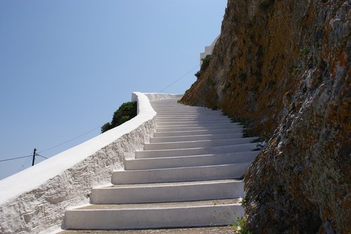 stairs  island  serifos