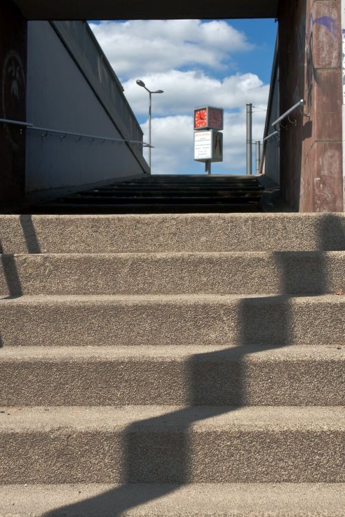 stairs by looking shadow