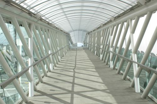 stairs cross-walk bridge