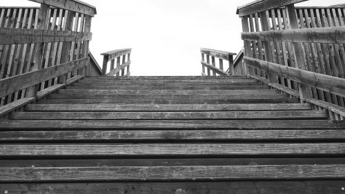 stairs wooden ladders emergence