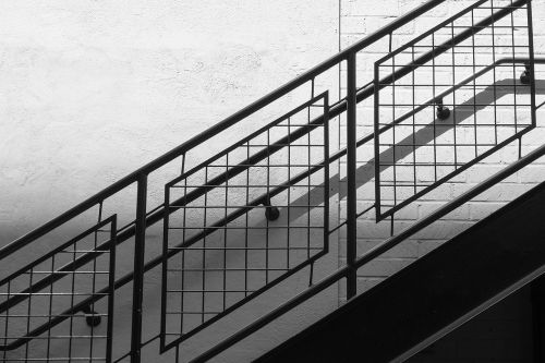 stairway banister rail