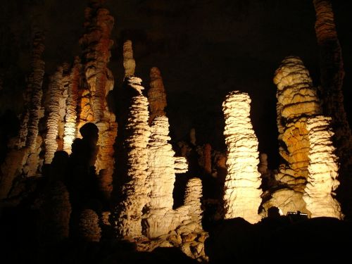 stalactite speleothems aven d'orgnac