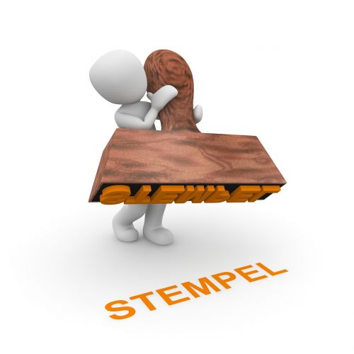stamp logo company