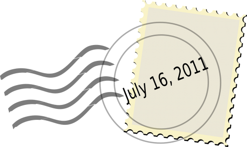 stamp mark postal