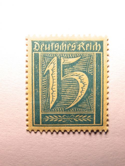 stamp germany dimed