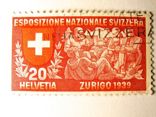 stamp switzerland centime