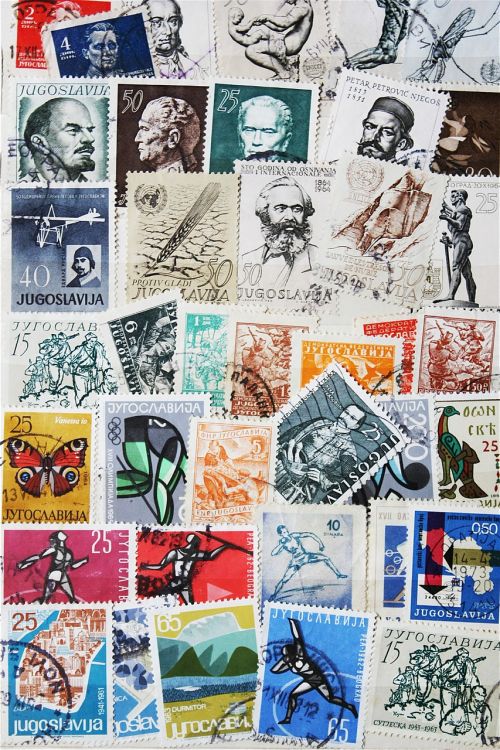 stamps vintage post
